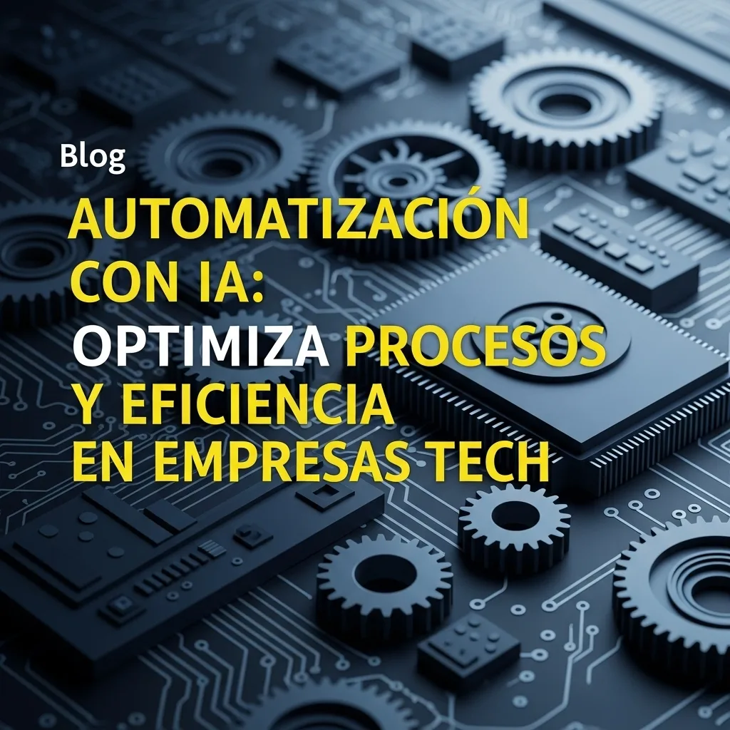 Automatización con IA: Optimiza Procesos y Eficiencia en Empresas Tech