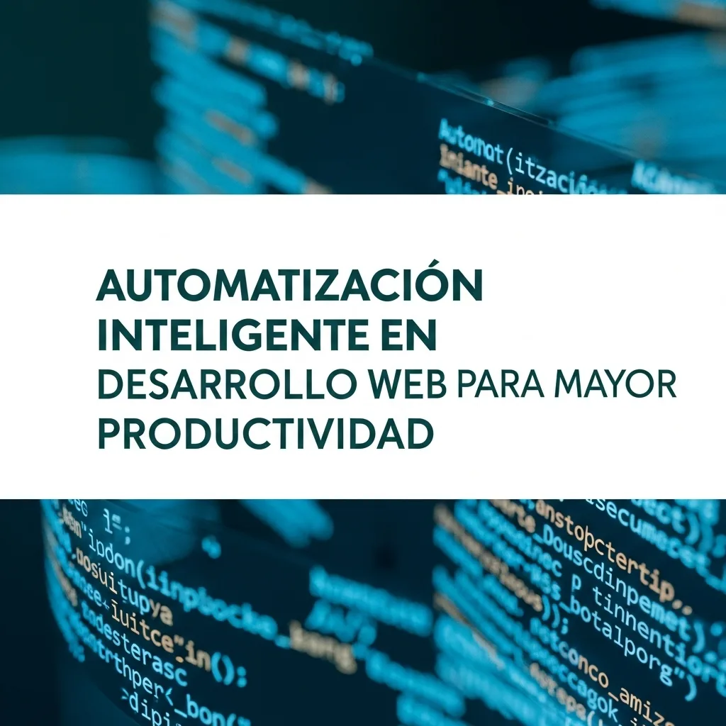 Automatización Inteligente en Desarrollo Web para Mayor Productividad