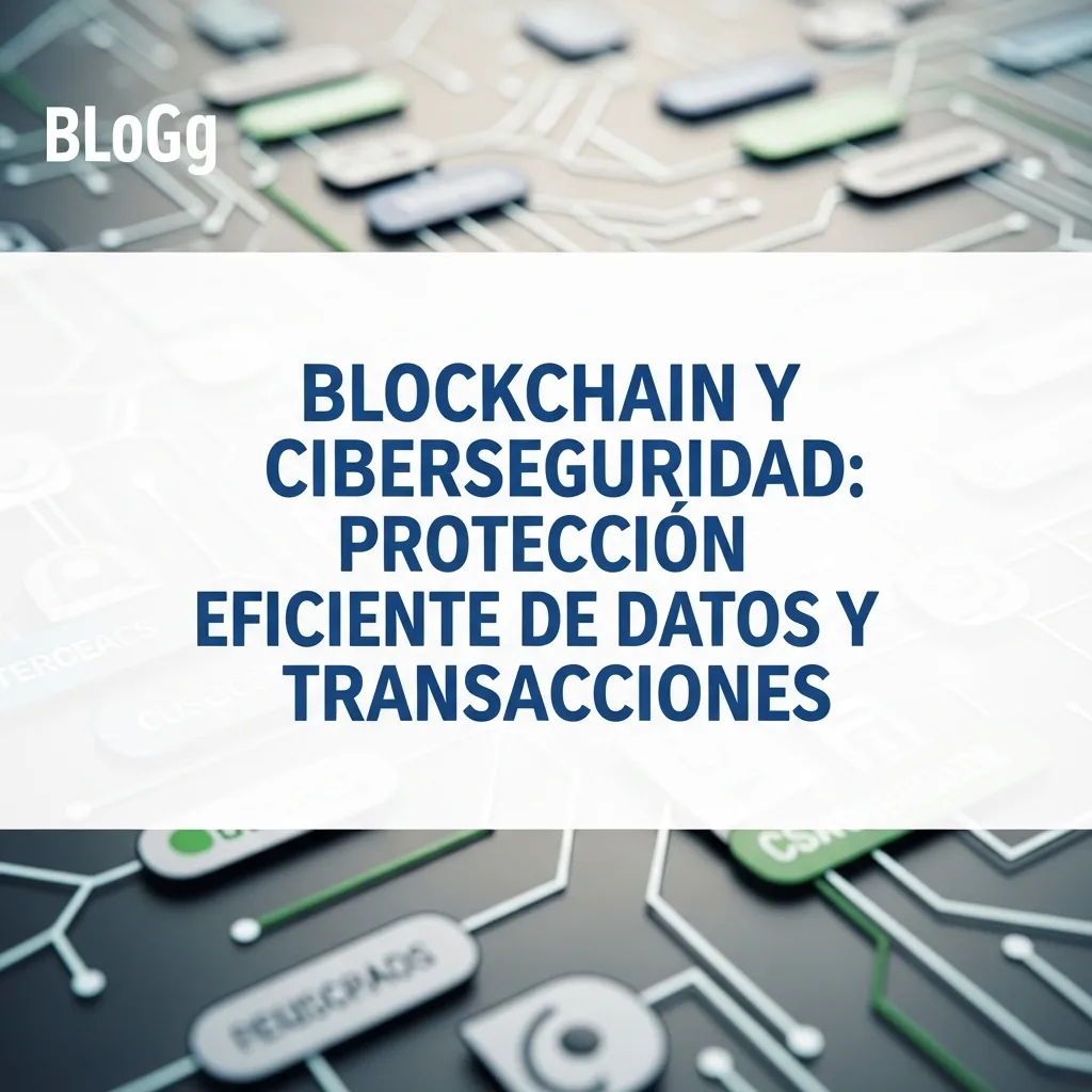 Blockchain y Ciberseguridad: Protección Eficiente de Datos y Transacciones