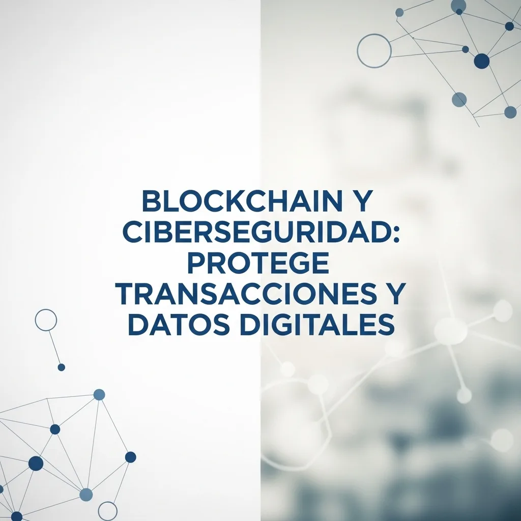 Blockchain y Ciberseguridad: Protege Transacciones y Datos Digitales