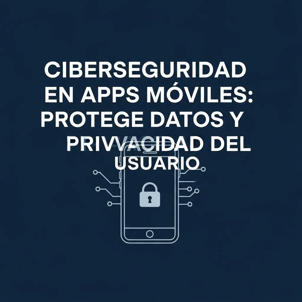 Ciberseguridad en Apps Móviles: Protege Datos y Privacidad del Usuario