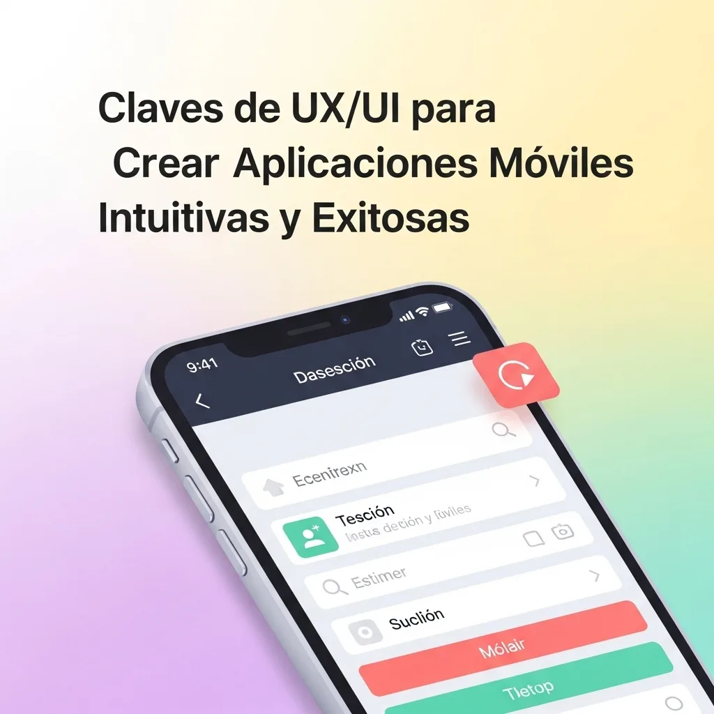 Claves de UX/UI para Crear Aplicaciones Móviles Intuitivas y Exitosas