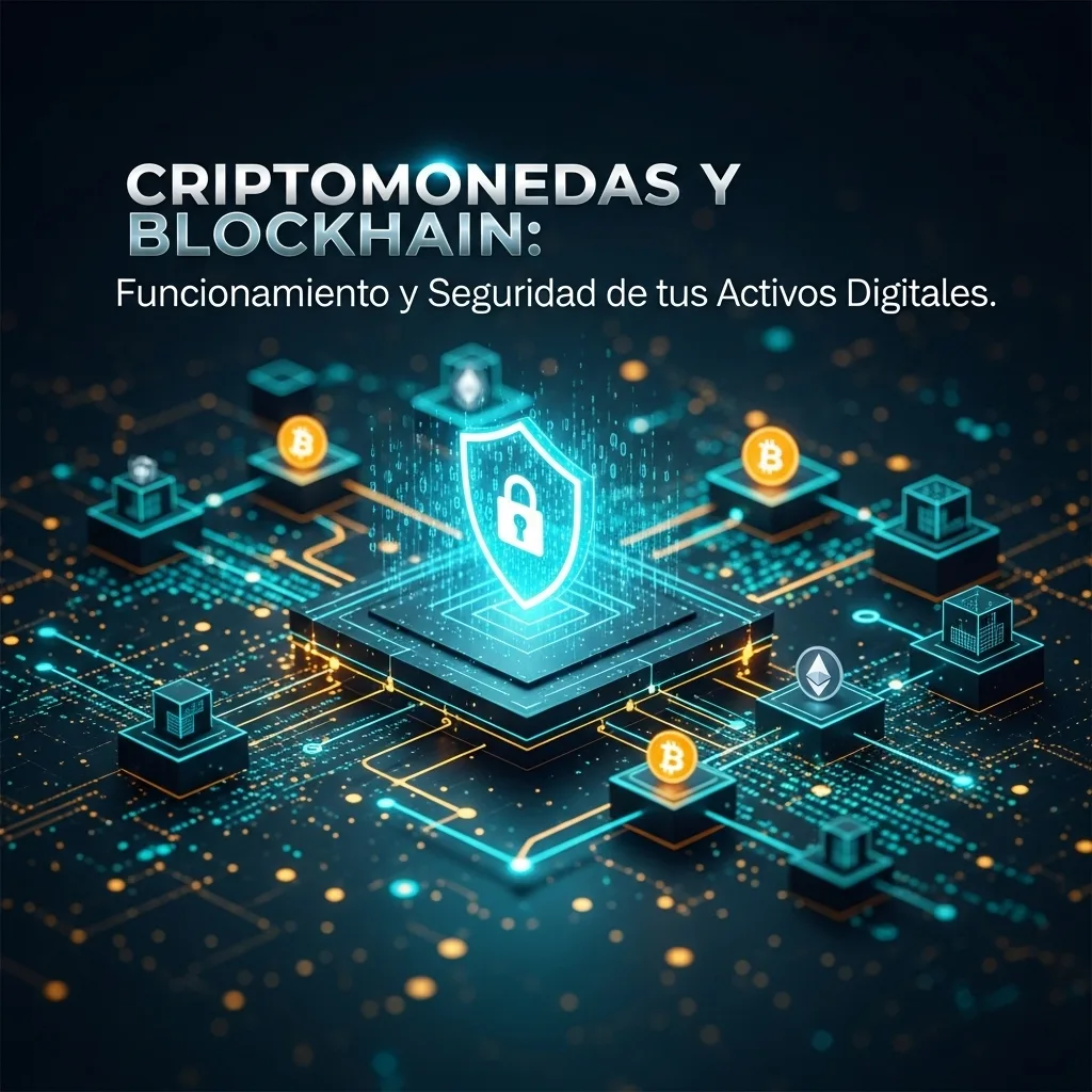 Criptomonedas y Blockchain: Funcionamiento y Seguridad de tus Activos Digitales