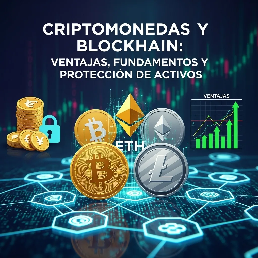 Criptomonedas y Blockchain: Ventajas, Fundamentos y Protección de Activos