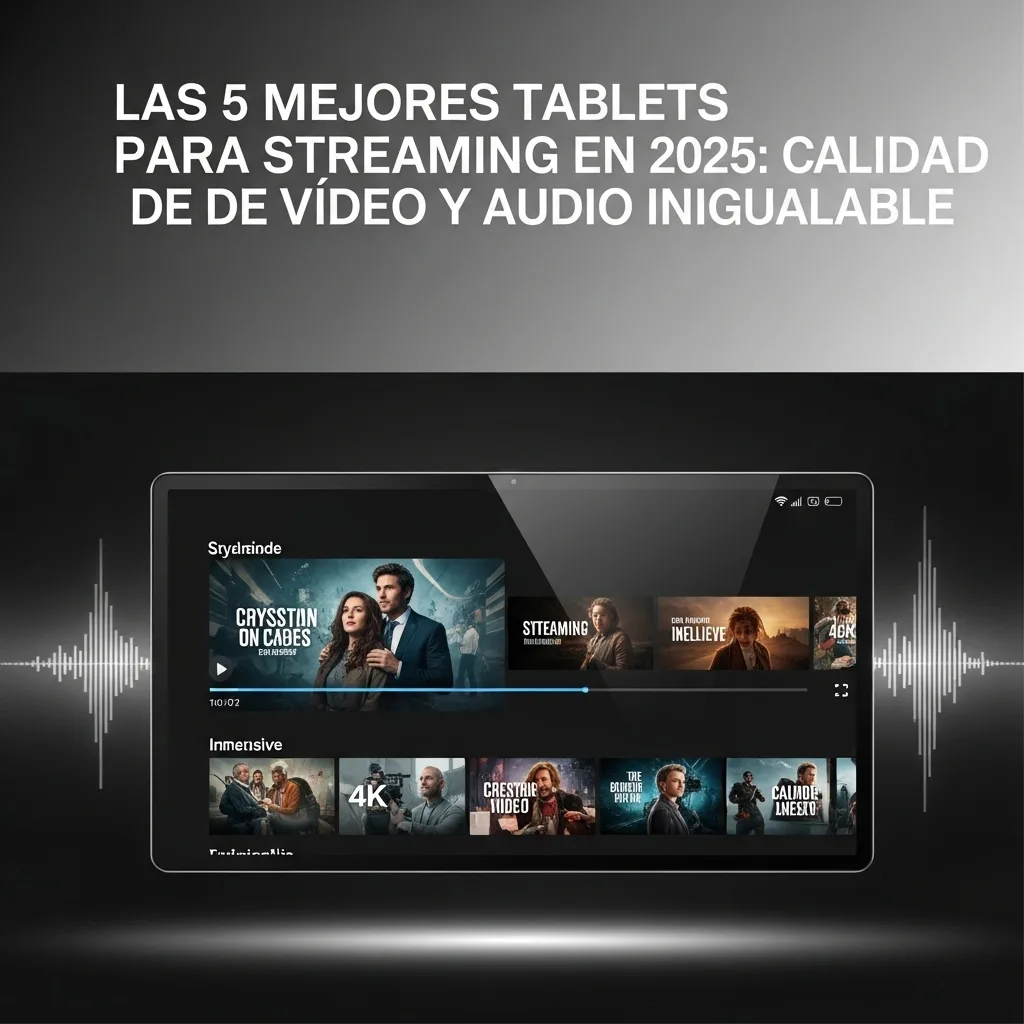 Las 5 Mejores Tablets para Streaming en 2025: Calidad de Vídeo y Audio Inigualable