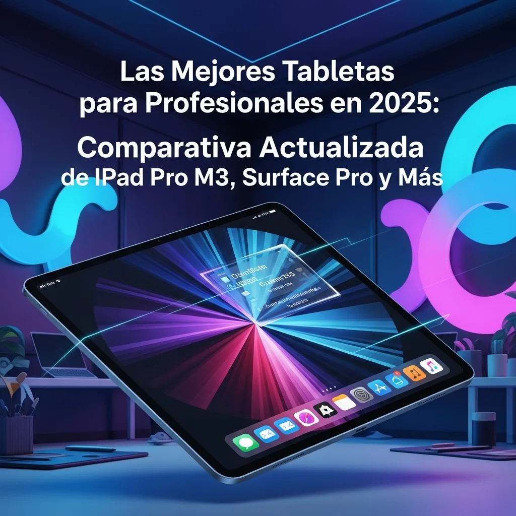 Las Mejores Tabletas para Profesionales en 2025: Comparativa Actualizada de iPad Pro M3, Surface Pro y Más