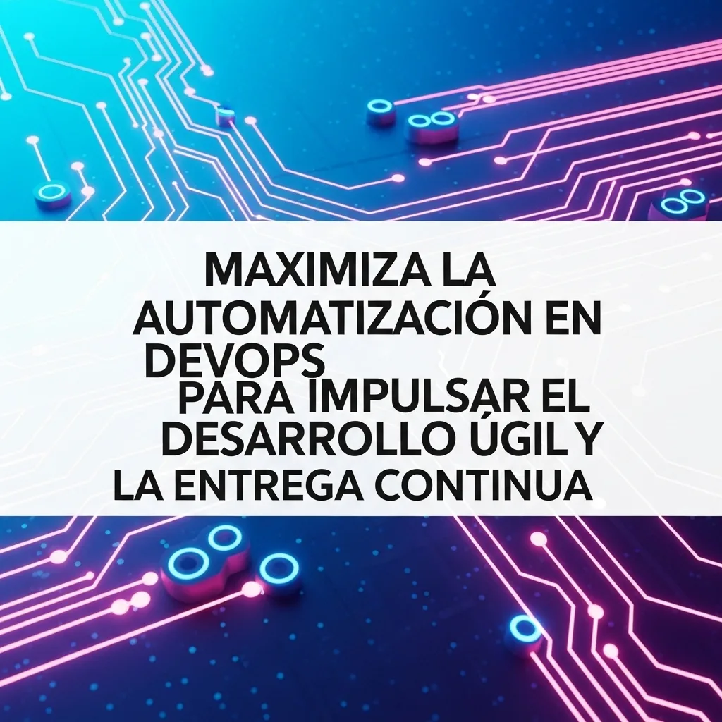 Maximiza la Automatización en DevOps para Impulsar el Desarrollo Ágil y la Entrega Continua