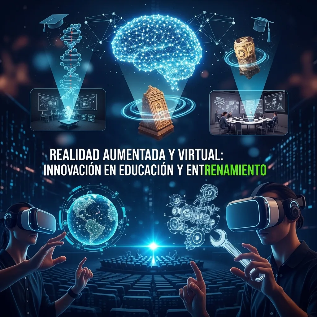 Realidad Aumentada y Virtual: Innovación en Educación y Entrenamiento