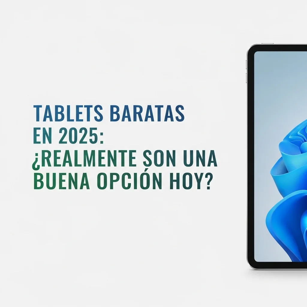 Tablets Baratas en 2025: ¿Realmente Son una Buena Opción Hoy?
