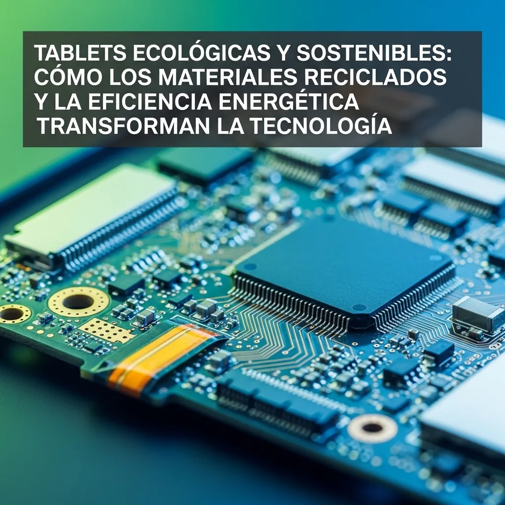 Tablets Ecológicas y Sostenibles: Cómo los Materiales Reciclados y la Eficiencia Energética Transforman la Tecnología