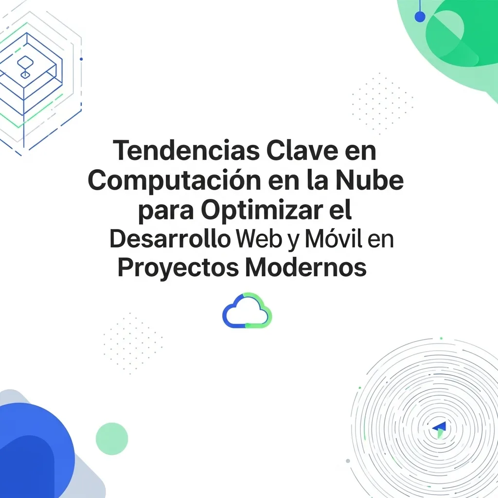 Tendencias Clave en Computación en la Nube para Optimizar el Desarrollo Web y Móvil en Proyectos Modernos