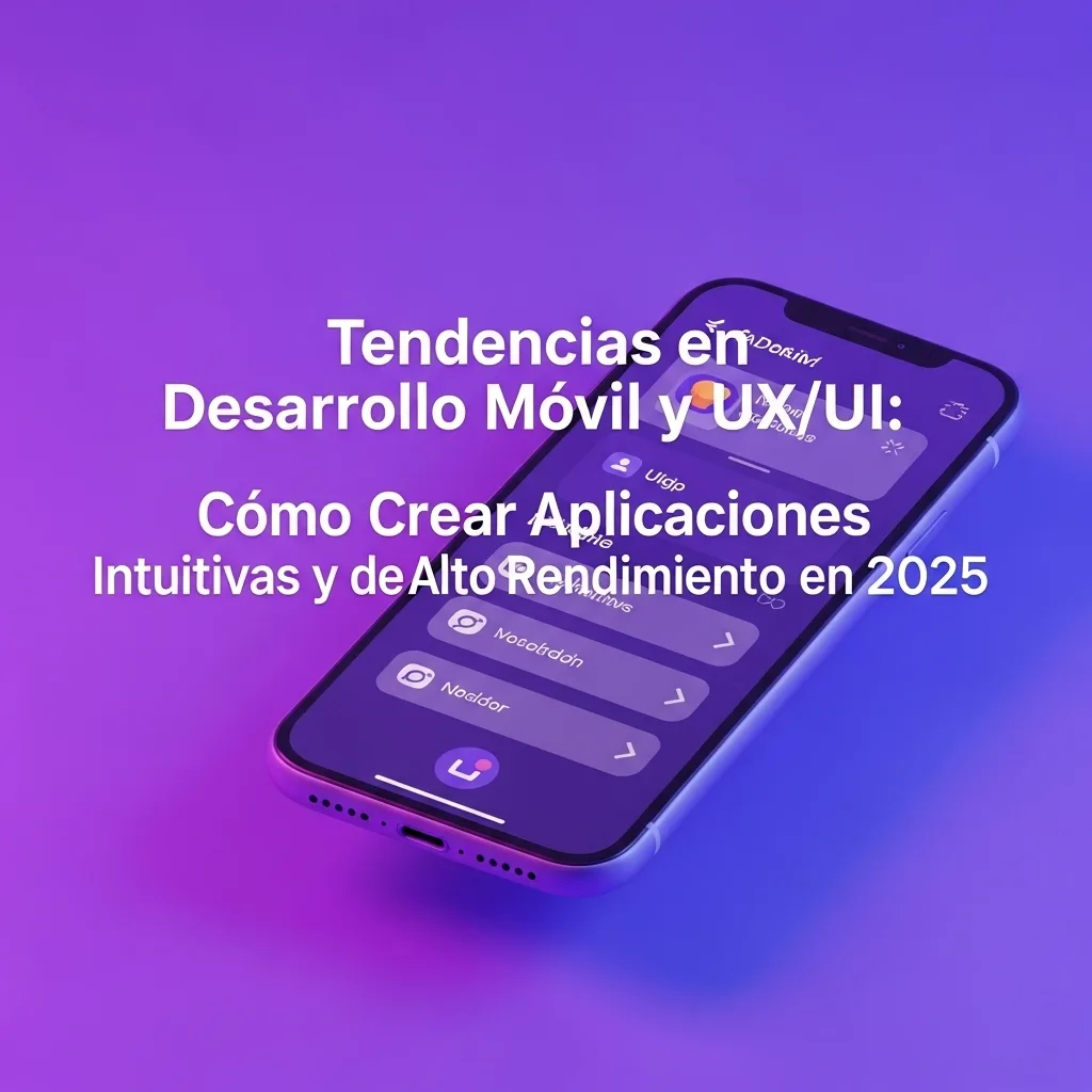 Tendencias en Desarrollo Móvil y UX/UI: Cómo Crear Aplicaciones Intuitivas y de Alto Rendimiento en 2025