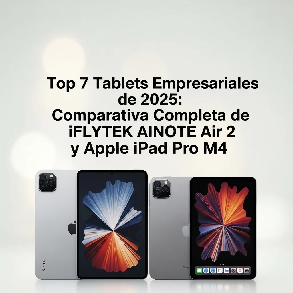 Top 7 Tablets Empresariales de 2025: Comparativa Completa de iFLYTEK AINOTE Air 2 y Apple iPad Pro M4