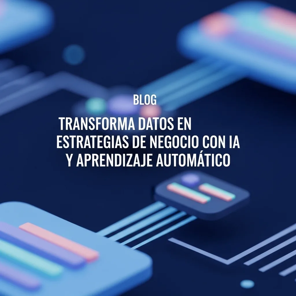 Transforma Datos en Estrategias de Negocio con IA y Aprendizaje Automático