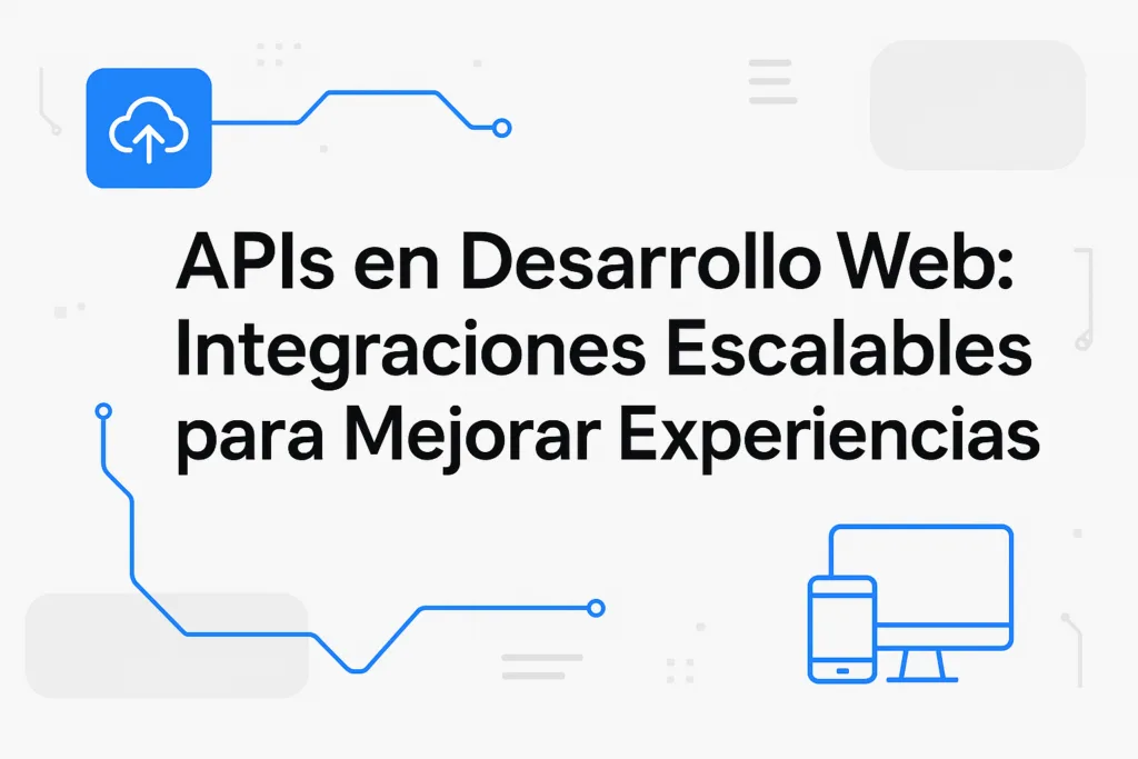 APIs en Desarrollo Web: Integraciones Escalables para Mejorar Experiencias