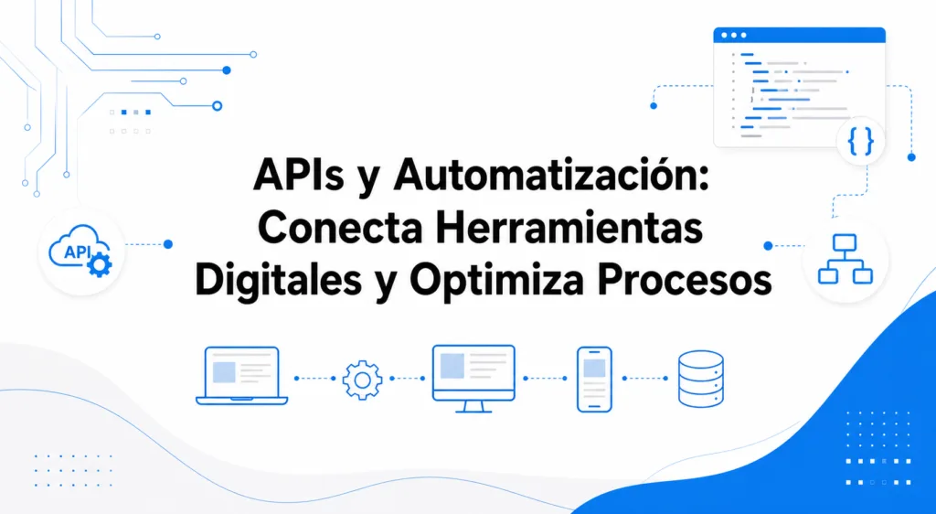 APIs y Automatización: Conecta Herramientas Digitales y Optimiza Procesos