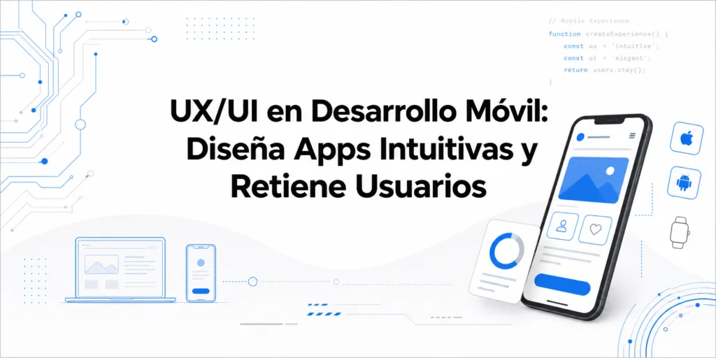UX/UI en Desarrollo Móvil: Diseña Apps Intuitivas y Retiene Usuarios